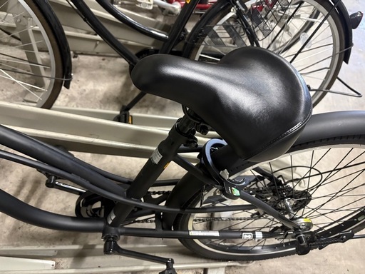 自転車 マットブラック ビーチクルーザータイプ　26インチ