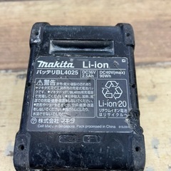 【中古】ﾊﾞｯﾃﾘｰ/ﾏｷﾀ/BL4025
の画像
