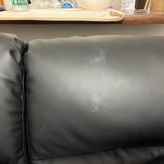 お値下げ！ニトリリクライニングUSB口付きソファーの画像