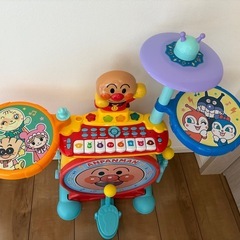 アンパンマン　おもちゃ　太鼓　ピアノの画像