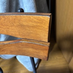 カフェ風ダイニングテーブル・椅子2脚の画像