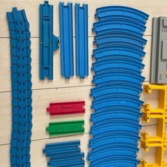 プラレール レール　橋脚　駅の画像