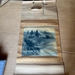 掛け軸　2枚の画像