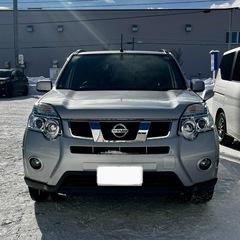 【急募】ローン可能　エクストレイル 4WD 自家用 牽引可能・カスタム多数！車検令和8年10月まで！札幌発の画像