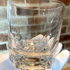[極美品]クリスタル調 ロックグラス 6個セット ウイスキー 焼酎の画像