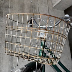 自転車  27インチ 緑色 切り替え付きの画像