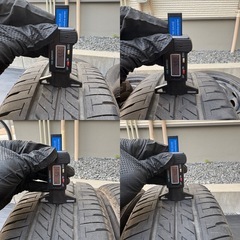 ニッサン黒鉄チン14インチ 5.5J 25年165/55R14４本セット⛰️の画像