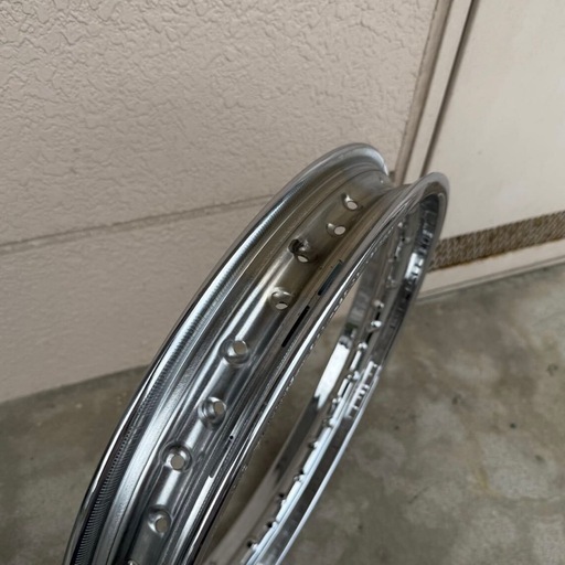 PMC ピーエムシー D.I.Dクロームメッキスティールリム リム ホイール 18&times;1.85 40穴