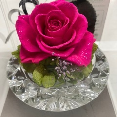 W2601-416 ブリザードフラワー　透明ケース入りの画像