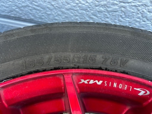 165/55R15   タイヤアルミホイールセット
