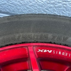165/55R15   タイヤアルミホイールセットの画像