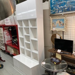 ディノス　ベンチ付きブックシェルフ上台付きの画像