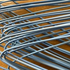 ハンガー27本　水色の画像