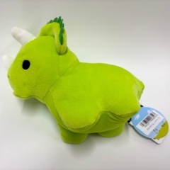 【タグ付き】恐竜博物館 まったりくん ぬいぐるみ Sサイズ トリケラトプス の画像