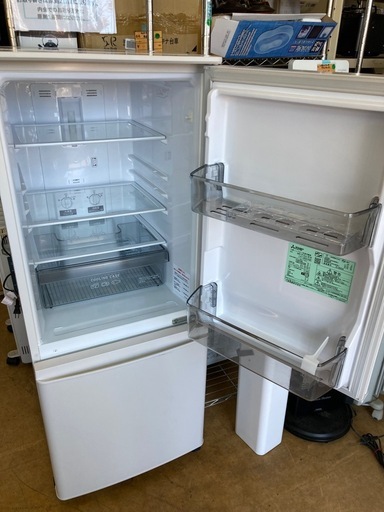 MITSUBISHI ELECTRIC  2ドア冷蔵庫 PシリーズMR-P15J   リサイクルショップ宮崎屋　佐土原店　26.1.23
