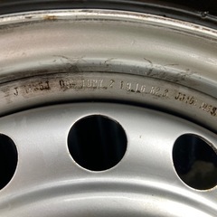 日産純正スチールホイール4本セットの画像