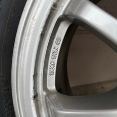 TOYOTA プリウス 純正ホイール 15インチ スタッドレスタイヤ 15×6 1/2J 40 ICE NAVI 6 195/65R15 940の画像