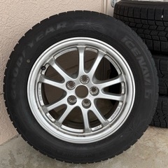TOYOTA プリウス 純正ホイール 15インチ スタッドレスタイヤ 15×6 1/2J 40 ICE NAVI 6 195/65R15 940の画像