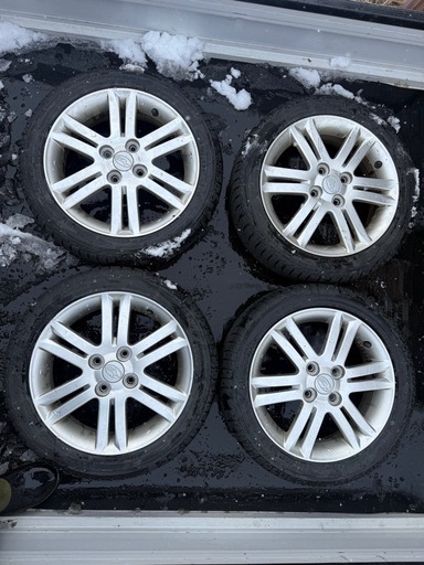 ダイハツ純正15インチアルミホイール (上野商会) 会津坂下のタイヤ