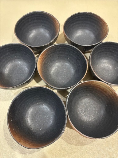 黒金グラデーション陶器　和田山真央さん 小鉢3客セットのうち2個での販売 定番市より 和田山真央 @gallery : うつわ屋Living&Tableware NEWS