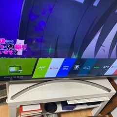 美品 LG 55型 2019製 台付きの画像