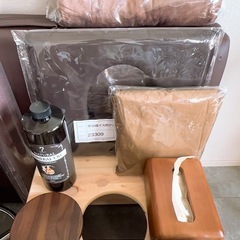 【ほぼ新品／エステ開業一式】よもぎ蒸し（木製）付き｜即開業OKの画像