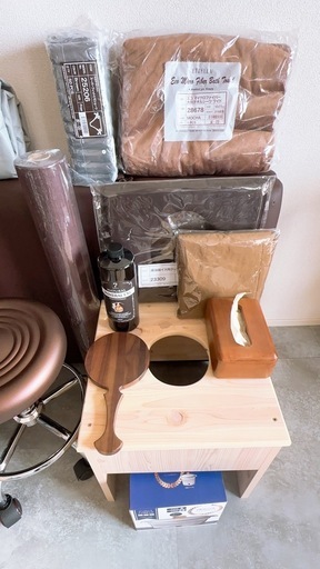 最終‼︎【開業一式まとめ売り】ほぼ新品／木製よもぎ蒸し 付き／早い者勝ち‼︎