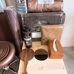 【ほぼ新品／エステ開業一式】よもぎ蒸し（木製）付き｜即開業OKの画像