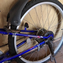 子ども用自転車22インチ Generator 青 カゴ付の画像