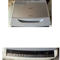 【現状品】全自動電気洗濯機　HITACHI ブルー　2015年製　8.0kgの画像