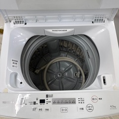 TOSHIBA 洗濯機　2018年製　4.5kgの画像
