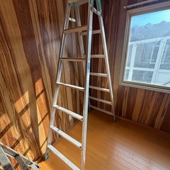 アルインコ　　アルミ脚立ハシゴ兼用　中古品
の画像