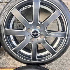 ファブレス　パンデミック　LW-8  16インチ 4穴 pcd100 5.5J の画像