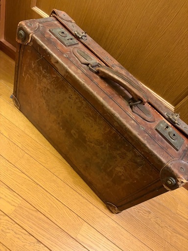 アンティーク トランク ヴィンテージ ケース レザー ビンテージ スーツ