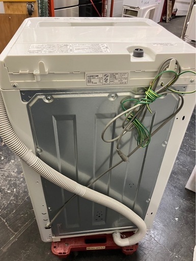 【中古】大阪引取限定　ヤマダセレクト　全自動電気洗濯機 YWM-T50H1 90L【KSA1F094】