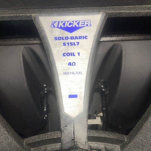 KICKER キッカー ソロバリック L7 15インチ Solo-Baric 06S15L7