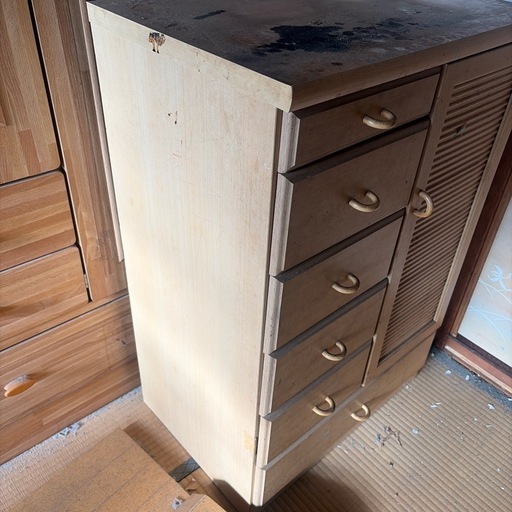 キャビネット 収納棚 キッチン 収納 0円 引き取り限定 兵庫県 尼崎