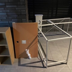 L字作業デスクの画像