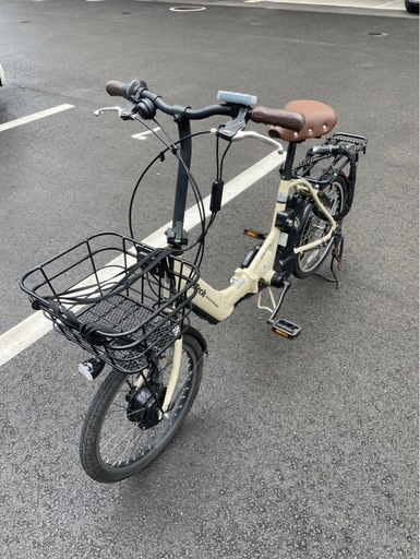折りたたみ電動付き自転車