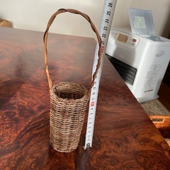 アケビのツル製カゴ3個セットの画像