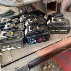 使えないバッテリーの画像