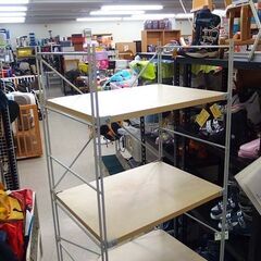 5段 シェルフ 幅56cm オープンラック 収納棚 収納ラック ユニットシェルフ☆ 札幌市 北区 屯田 の画像