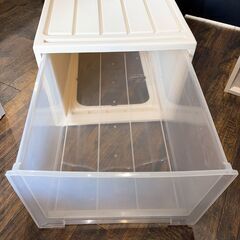 美品 衣装ケース 収納ケース クリアケース 4つセットの画像