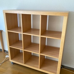 無印良品 ブナ材シェルフ ３✕３の画像