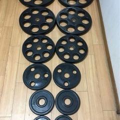 IVANKOイヴァンコ オリンピックプレートセット計107.5kg 穴径50mmの画像