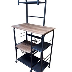 【NOCE】レンジラック2ウォールナット/ブラック  
　　  の画像