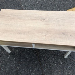 ◆早い方優先‼︎ ローテーブル　引き出し付きテーブル　　ホワイトの画像