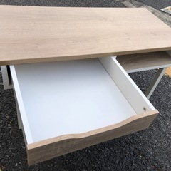 ◆早い方優先‼︎ ローテーブル　引き出し付きテーブル　　ホワイトの画像