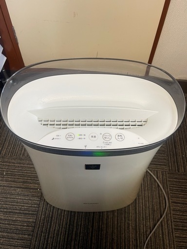 SHARP シャープ 空気清浄機 FU-J50-W 2019年製 ホワイト プラズマ