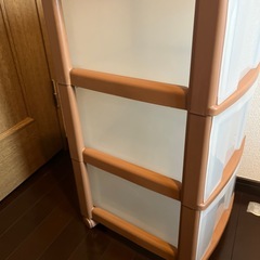 収納ケース3段 高さ67cmの画像